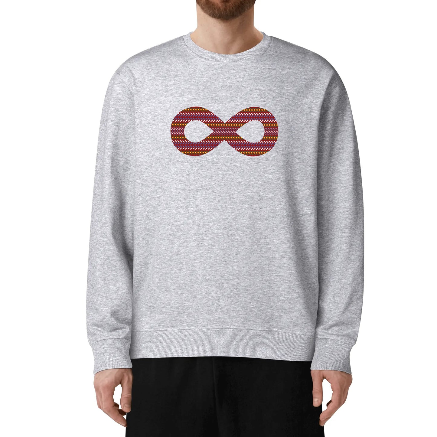 Unisex Métis Sash Infinity Cotton Sweatshirt