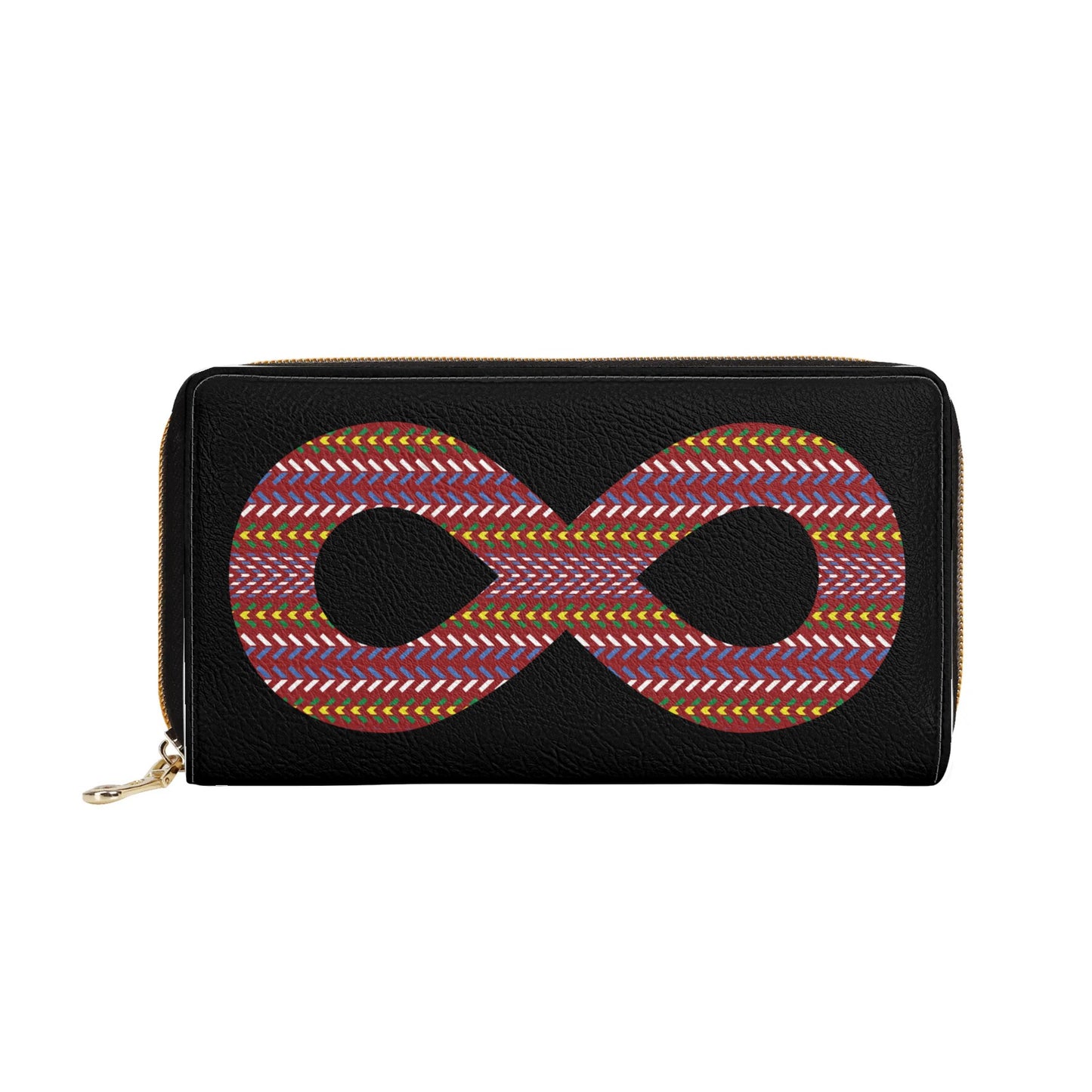 Métis Sash Infinity PU Zipper Wallet