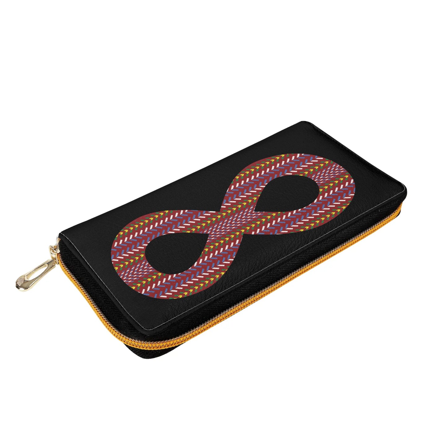 Métis Sash Infinity PU Zipper Wallet