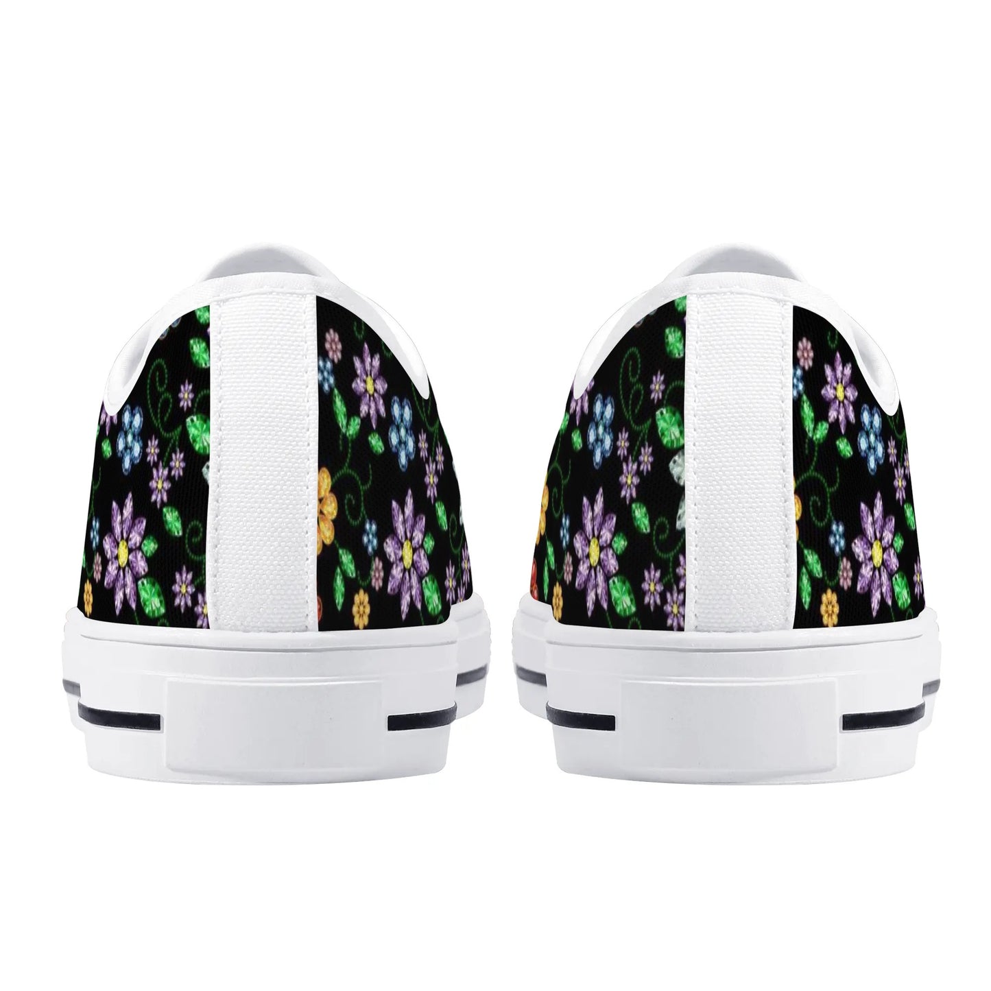 Women's Métis Inspired Floral Low Top Canvas Shoes