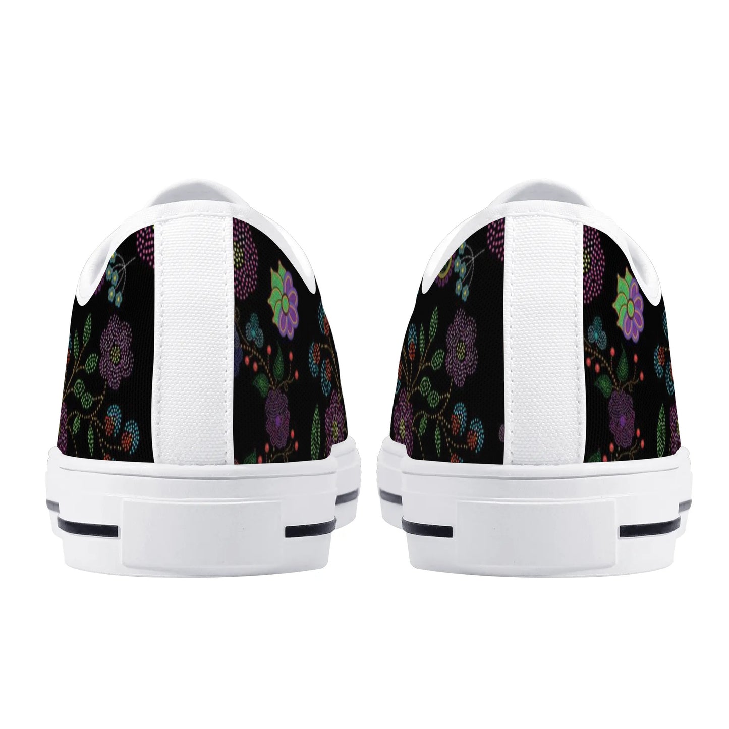 Women's Métis Floral Dotted Low Top Canvas Shoes