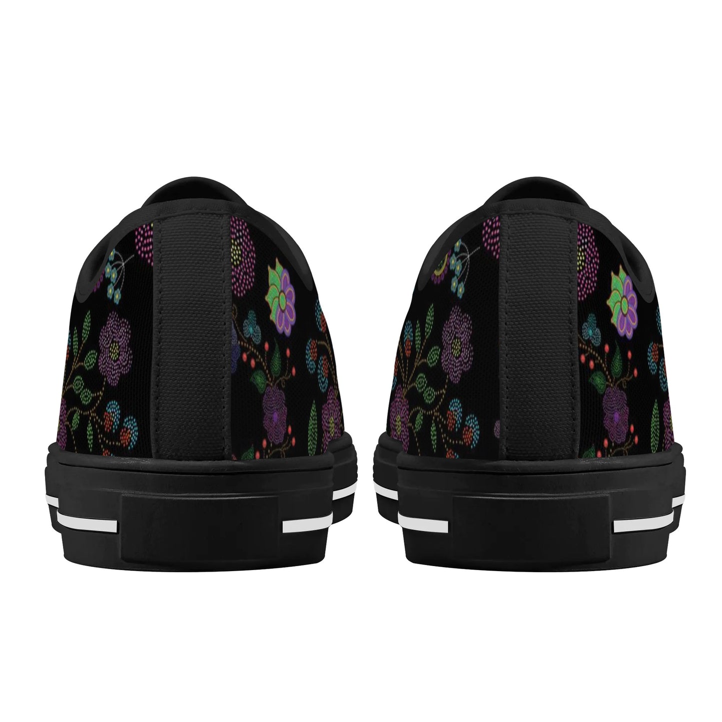 Women's Métis Floral Dotted Low Top Canvas Shoes