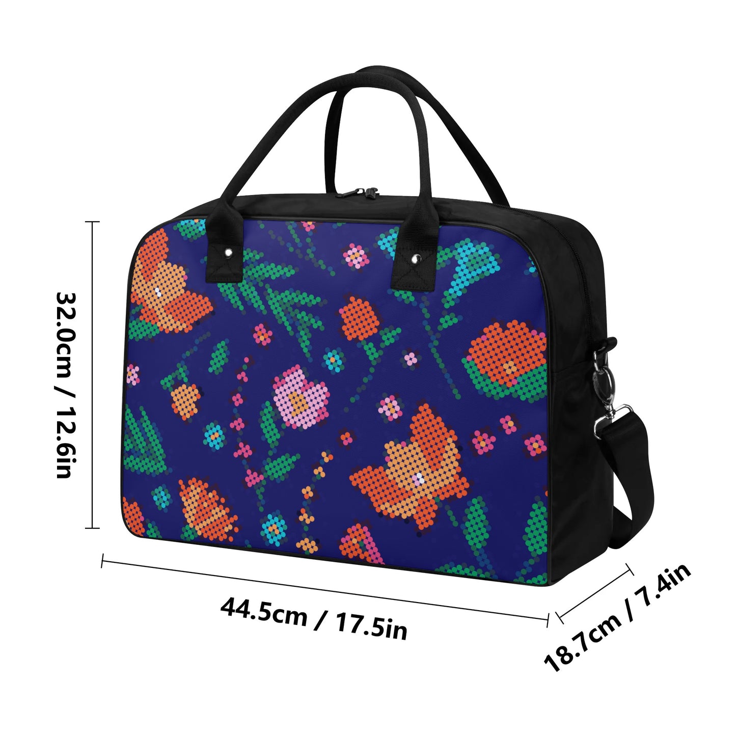 Métis Digital Dotted Floral Holdall Bag