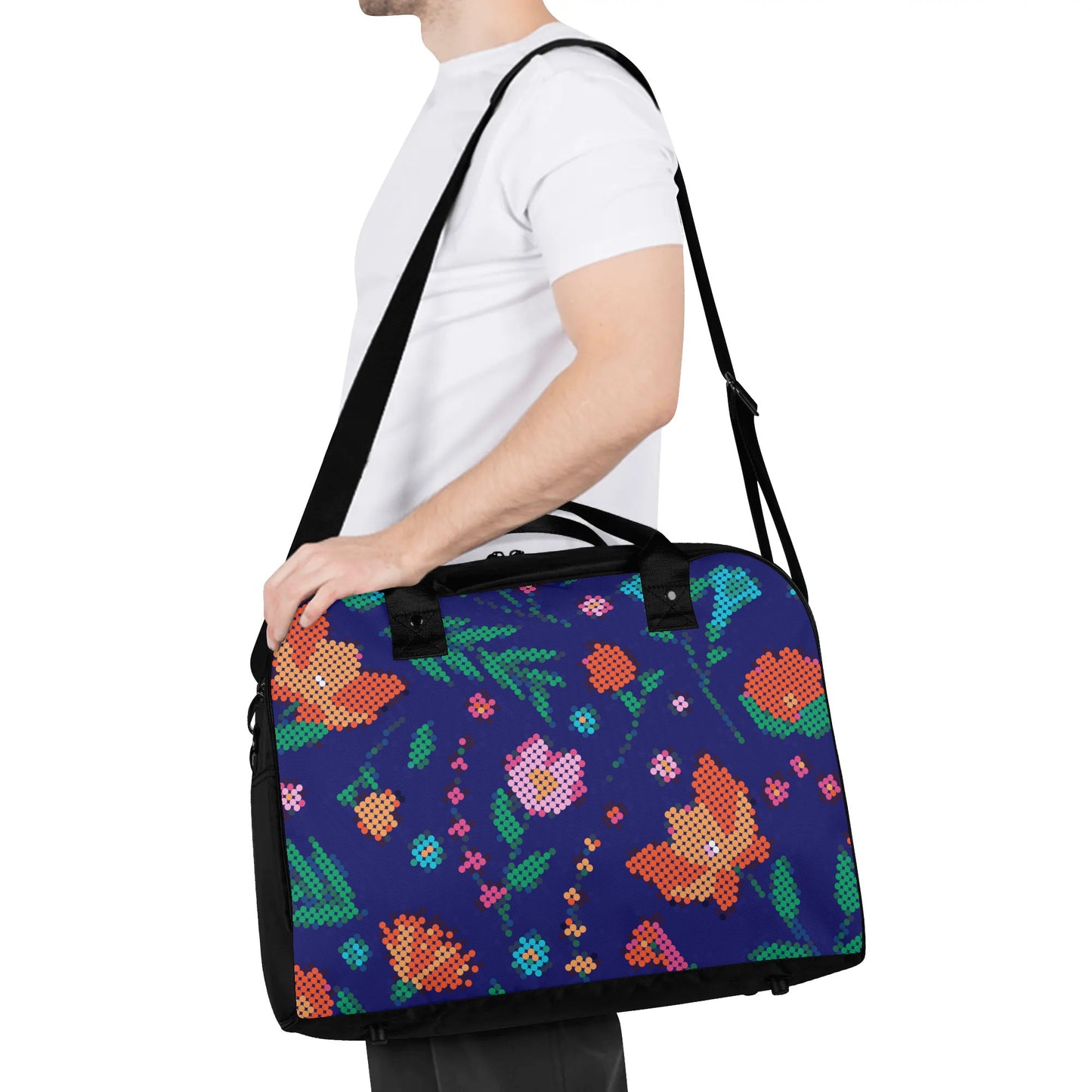 Métis Digital Dotted Floral Holdall Bag