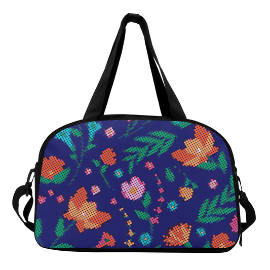 Métis Digital Dotted Floral Travel Bag