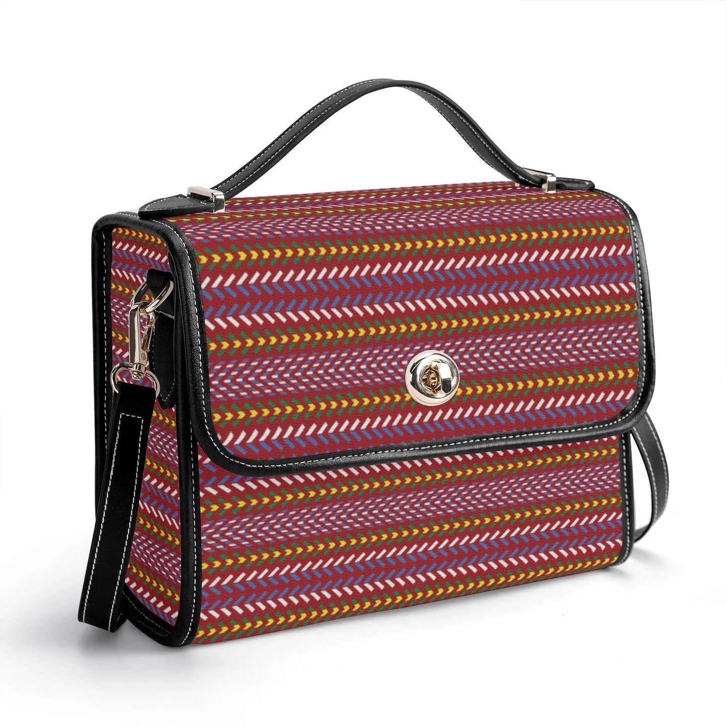 Métis Sash PU Satchel Bag