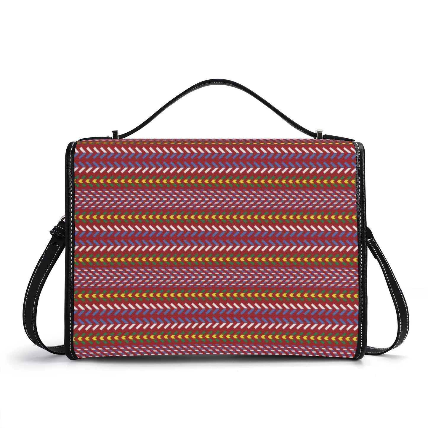 Métis Sash PU Satchel Bag