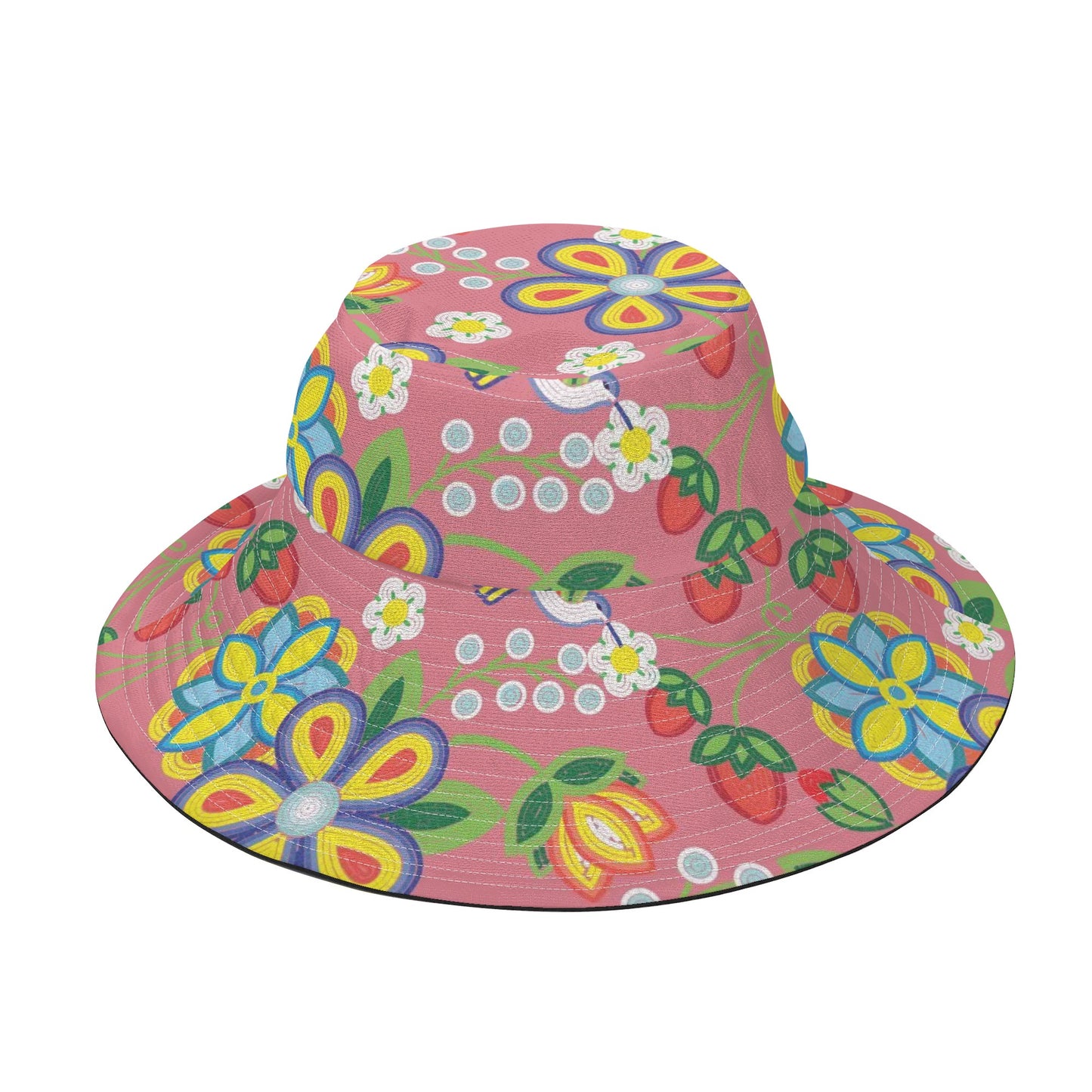 Métis Floral Beaded Fishermen Bucket Hat