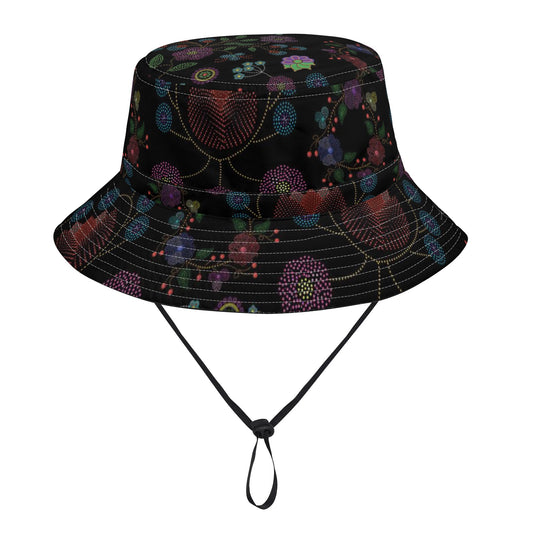 Métis Floral Dotted Adjustable Bucket Hat