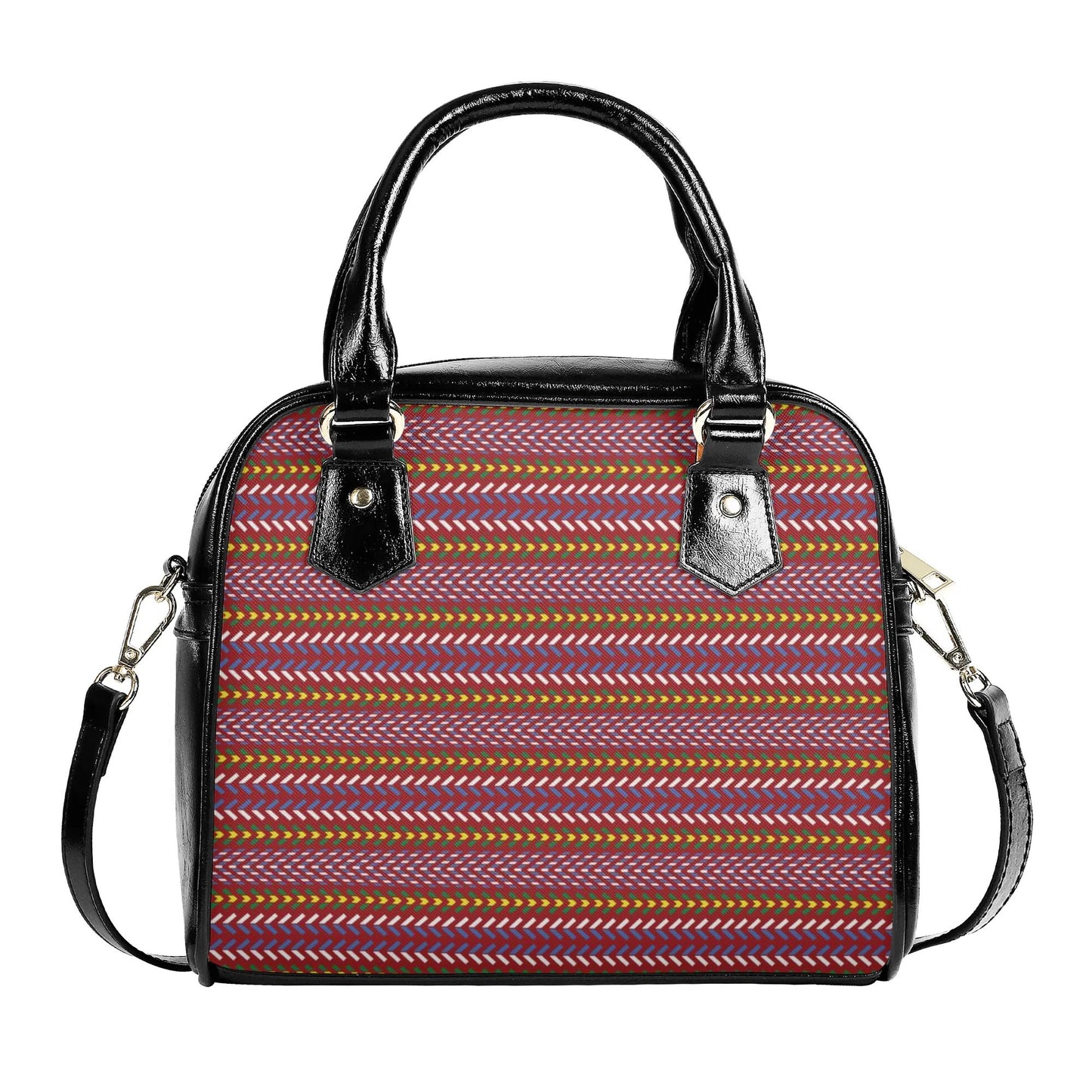 Métis Sash PU Shoulder Handbag