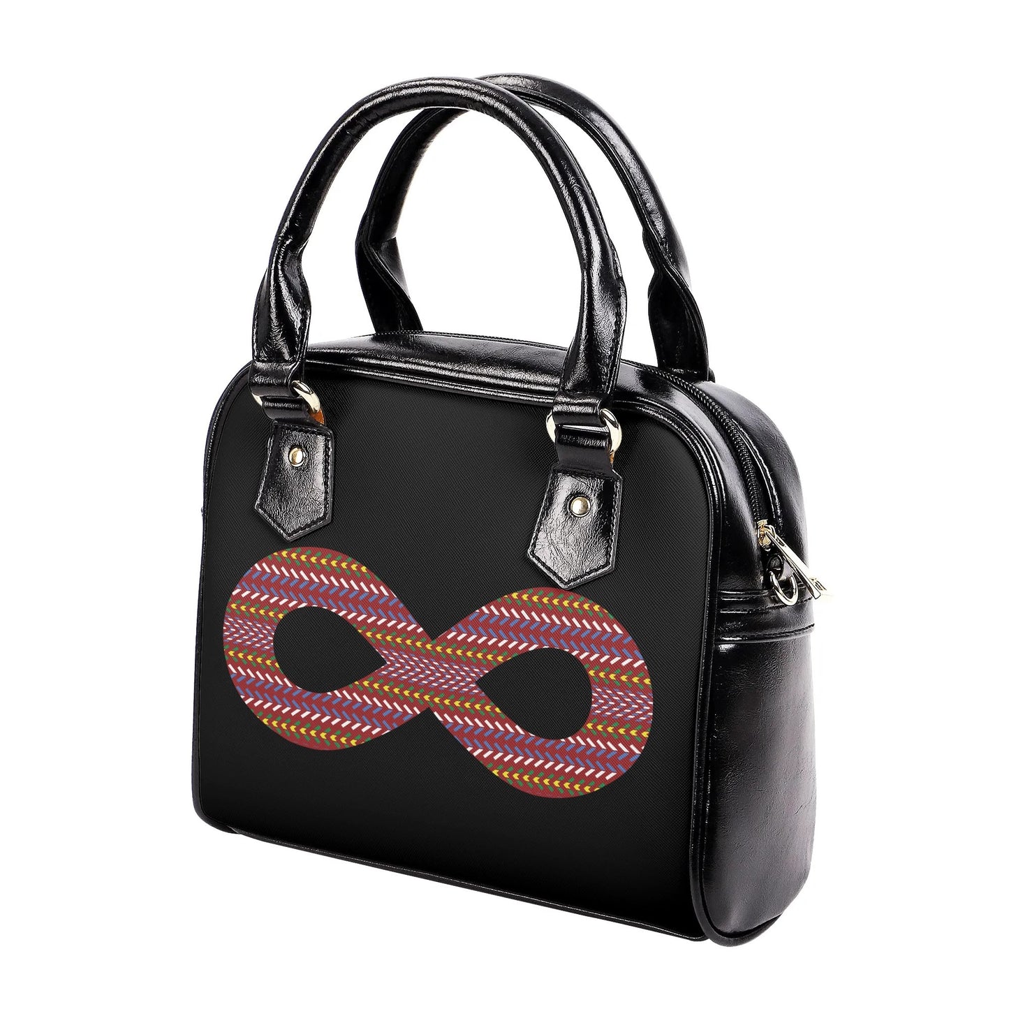 Métis Sash Infinity PU Shoulder Handbag