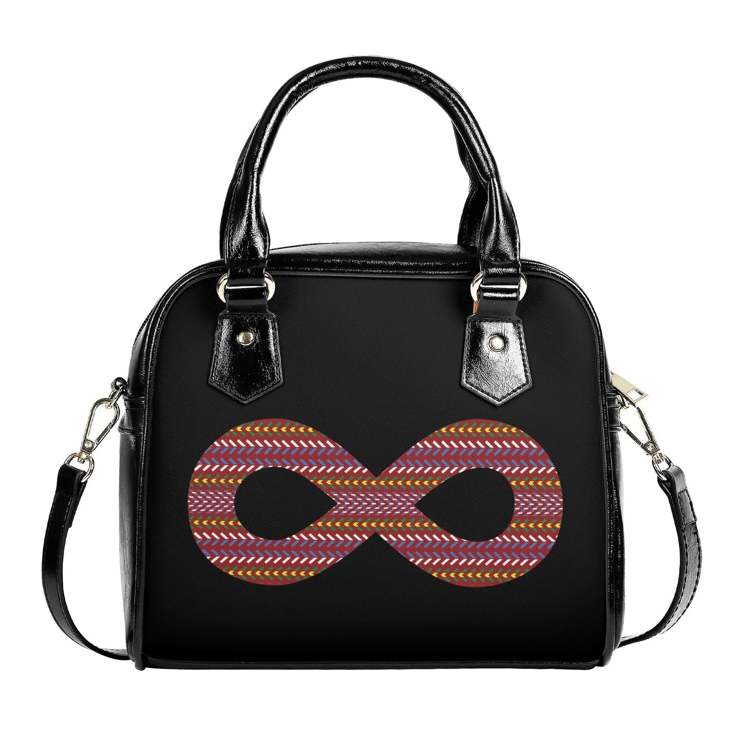 Métis Sash Infinity PU Shoulder Handbag