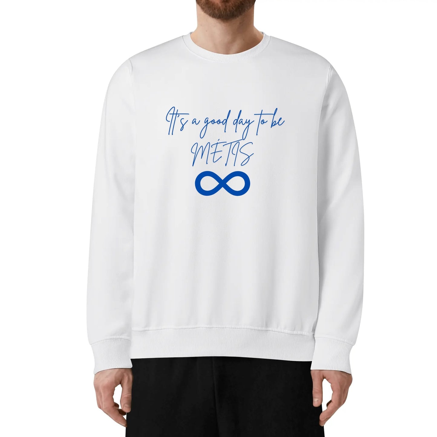 Unisex It's a Good Day to be Métis Cotton Sweatshirt