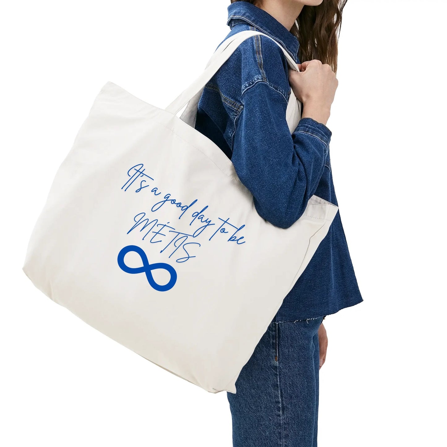 It's a Good Day to be Métis Cotton Tote Bag