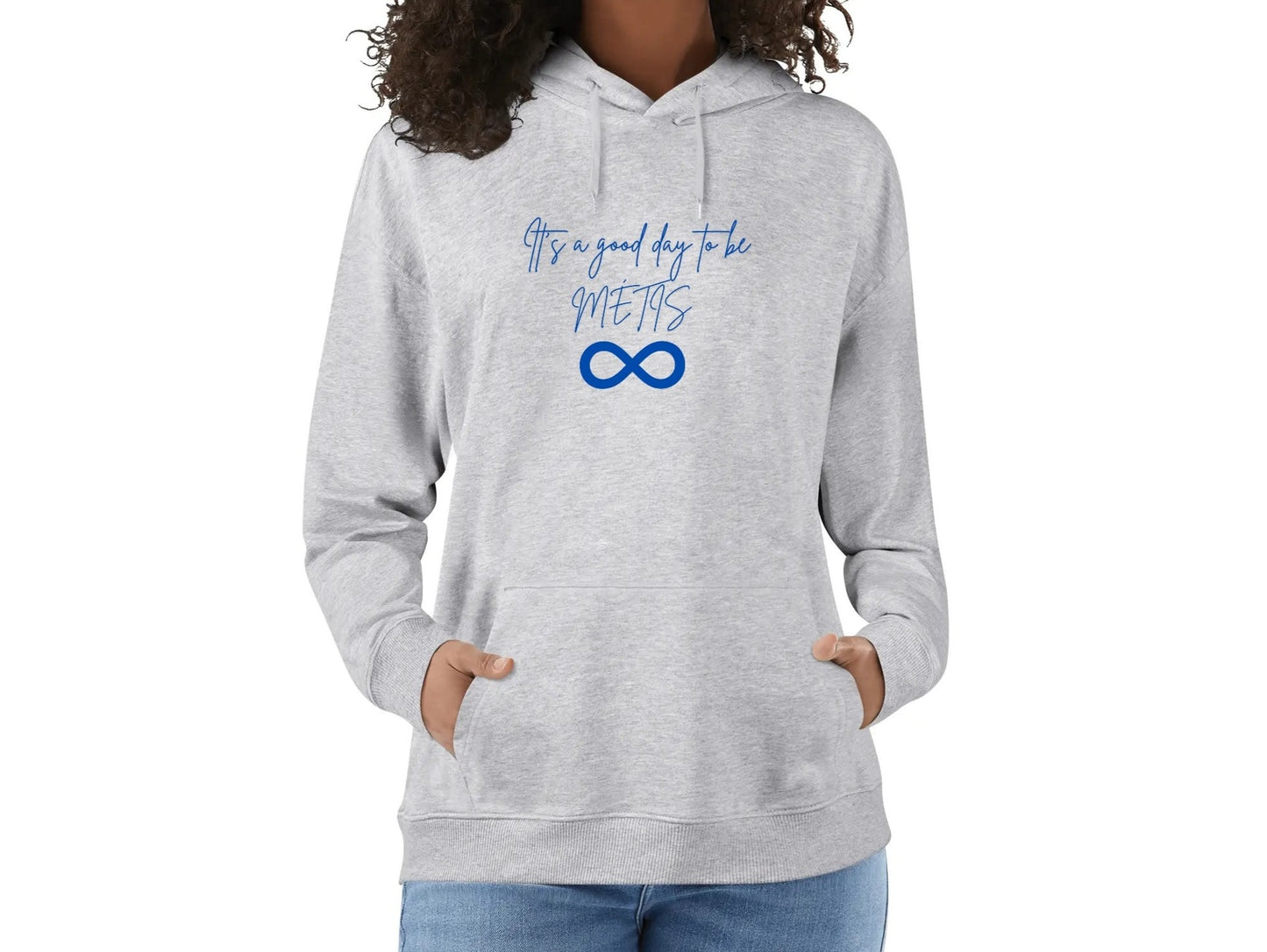 Unisex It's a Good Day to be Métis Cotton Pullover Hoodie