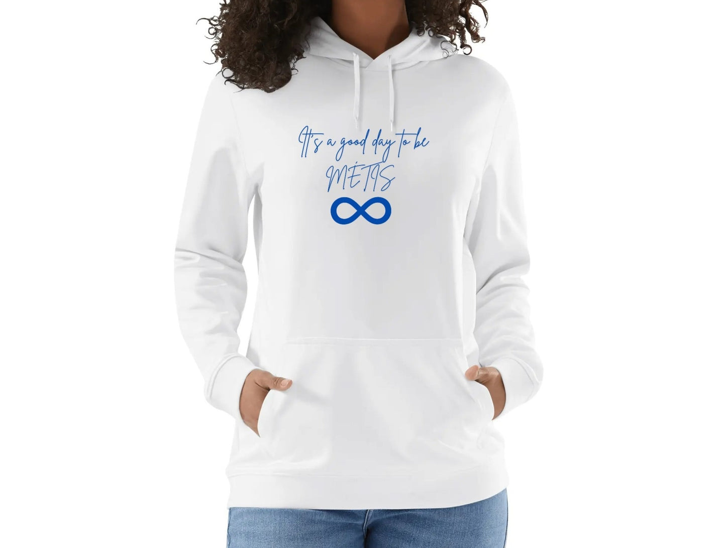 Unisex It's a Good Day to be Métis Cotton Pullover Hoodie