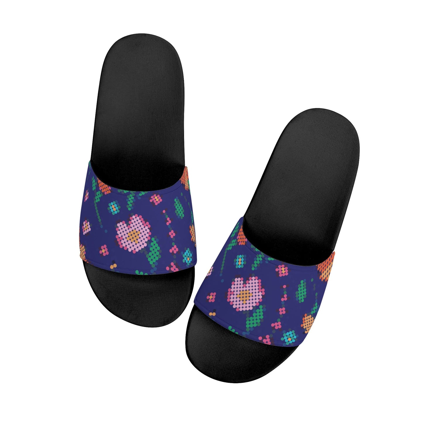 Women's Métis Digital Dotted Floral Slide Sandals