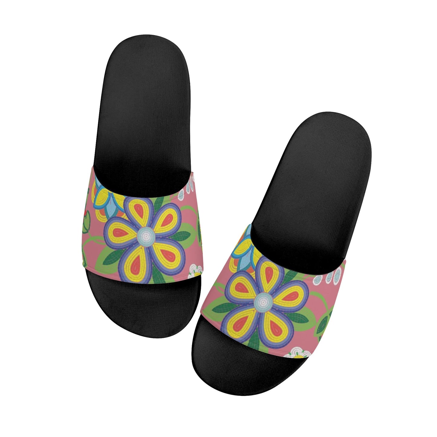 Women's Métis Floral Beaded Slide Sandals