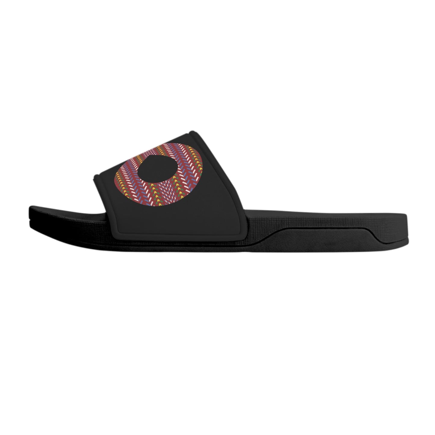 Women's Métis Sash Infinity Black Slide Sandals