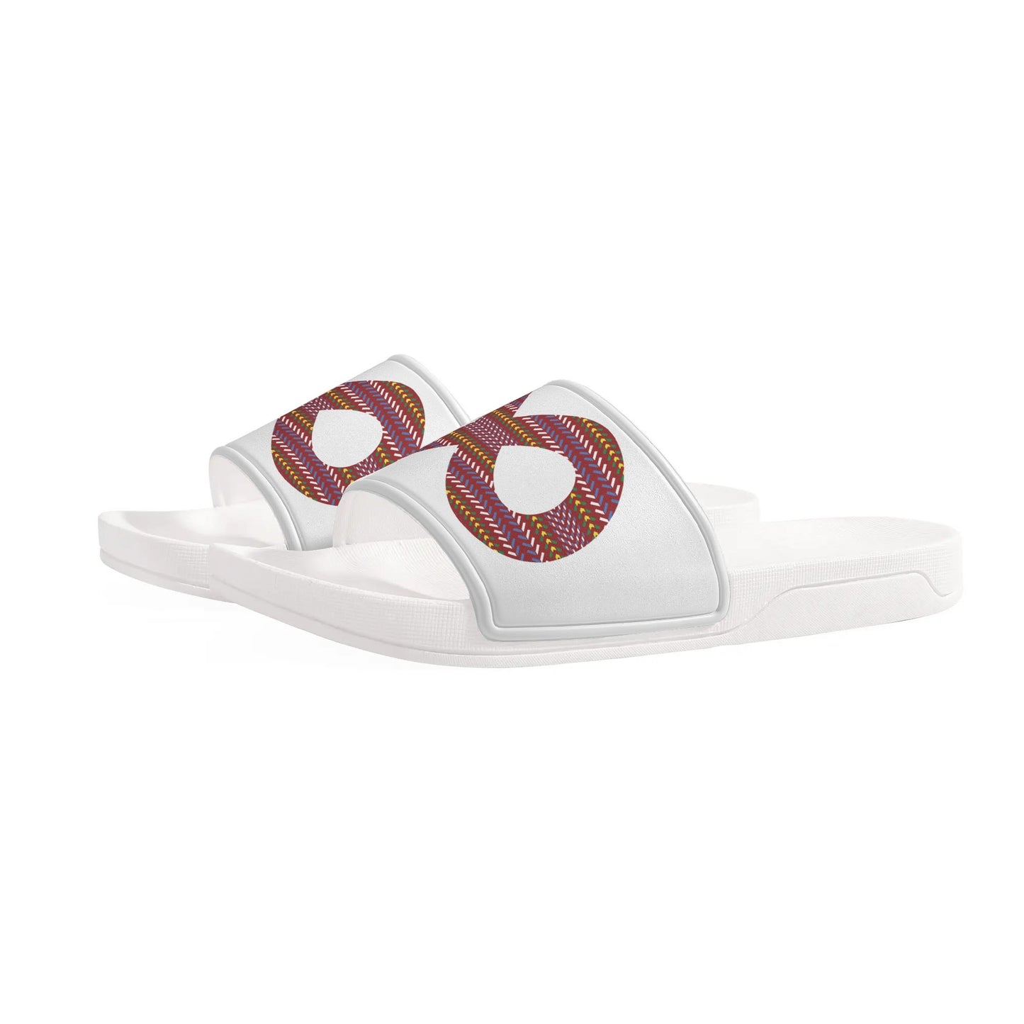 Women's Métis Sash Infinity White Slide Sandals