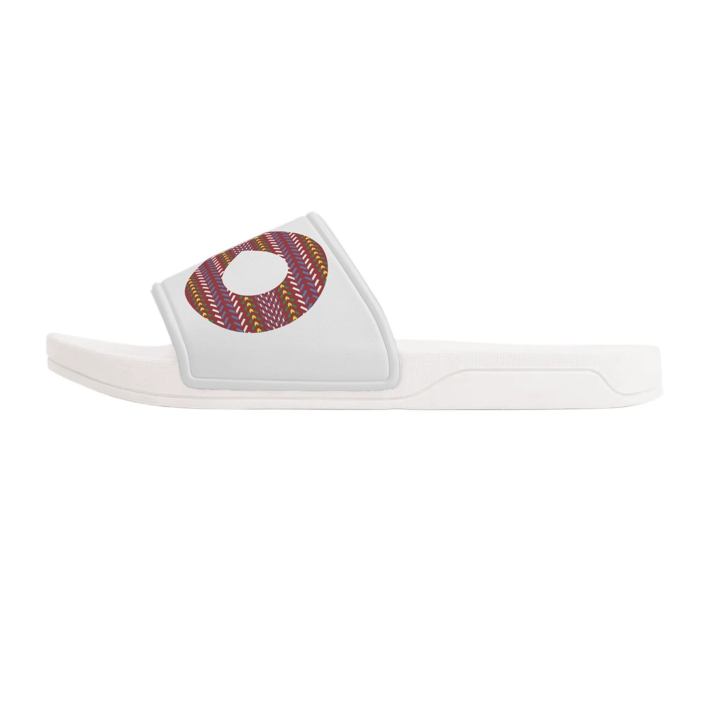 Women's Métis Sash Infinity White Slide Sandals