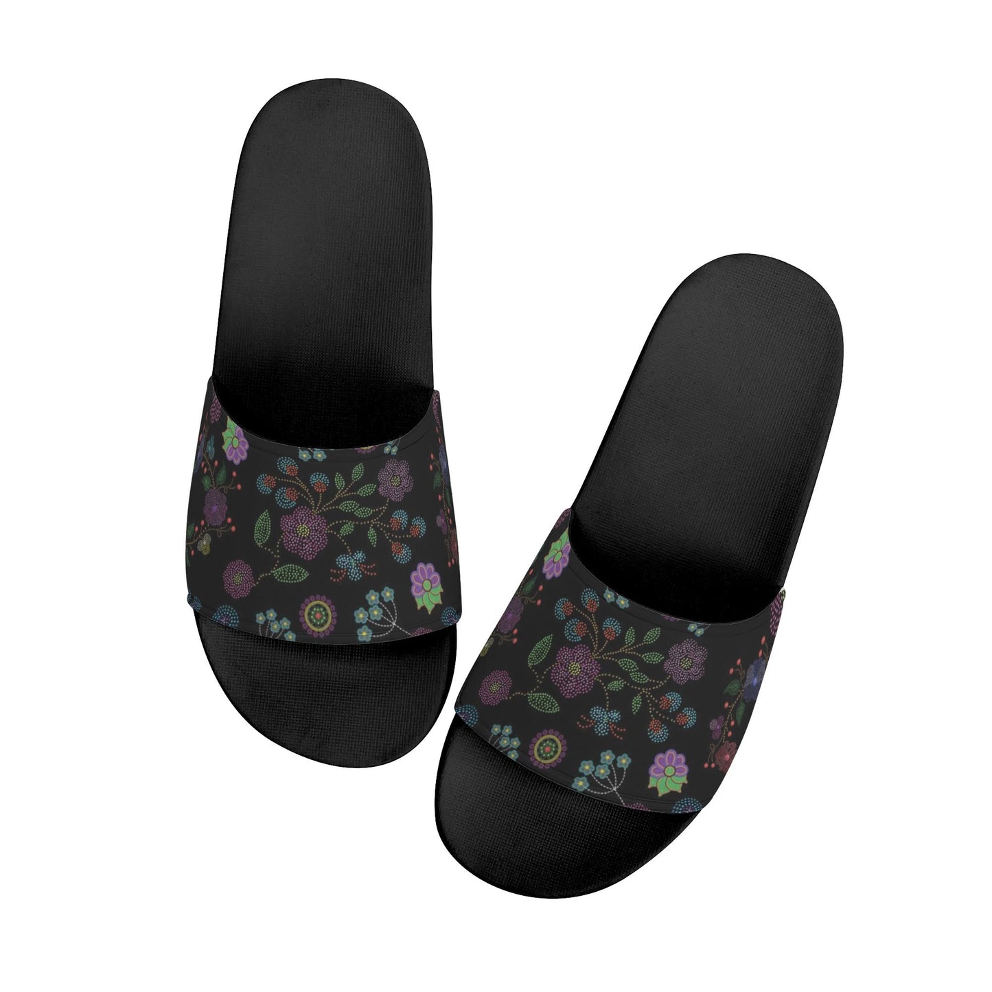 Women's Métis Floral Dotted Slide Sandals