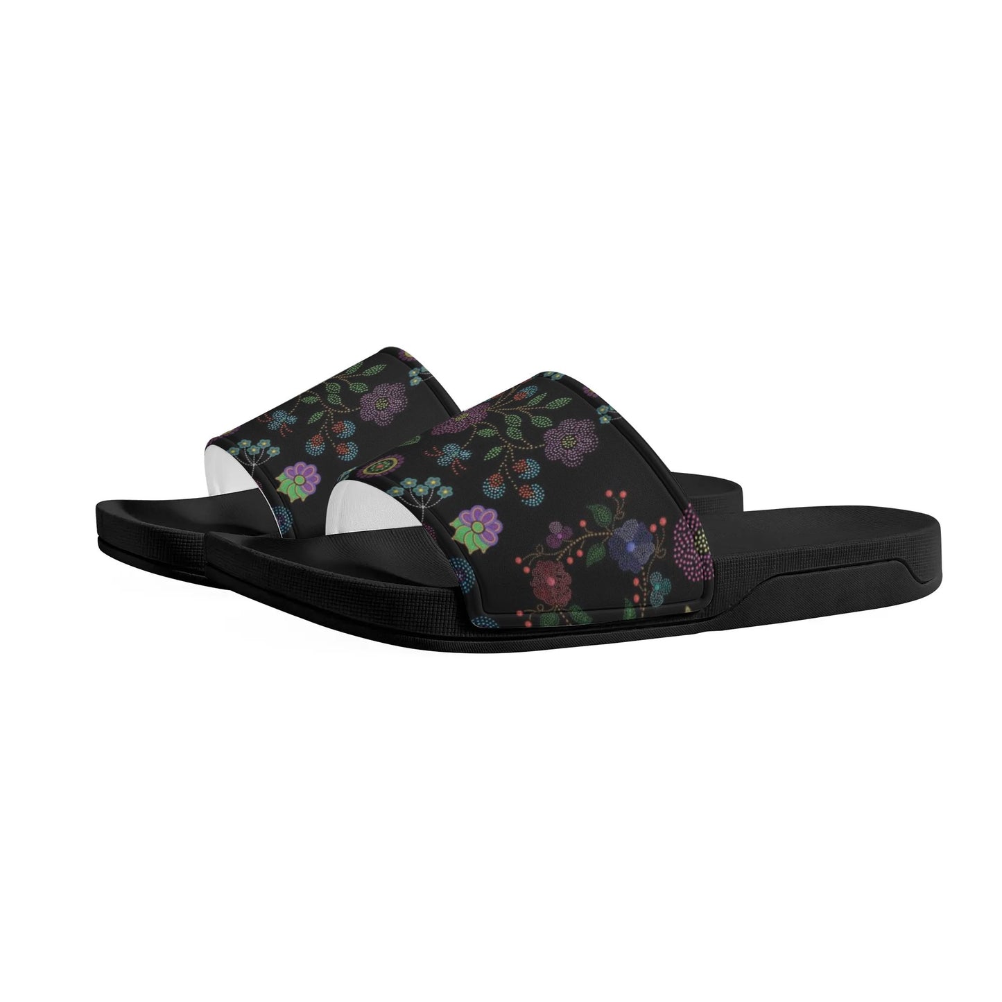 Women's Métis Floral Dotted Slide Sandals