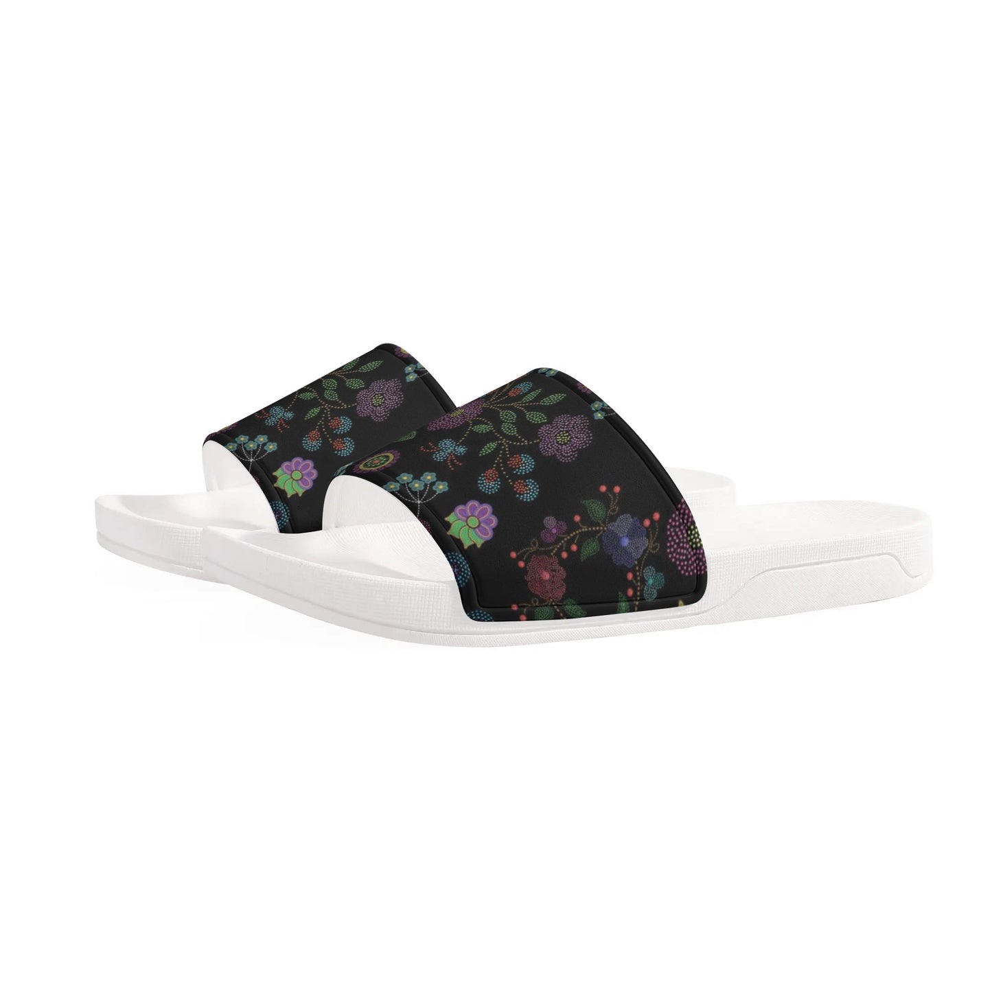 Women's Métis Floral Dotted Slide Sandals