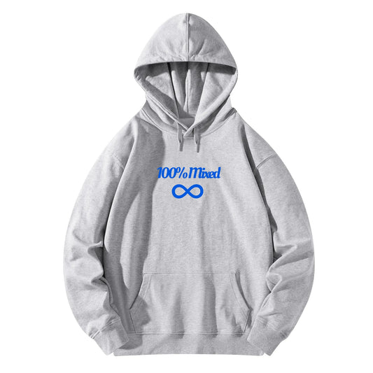 Unisex 100% Mixed Cotton Pullover Hoodie