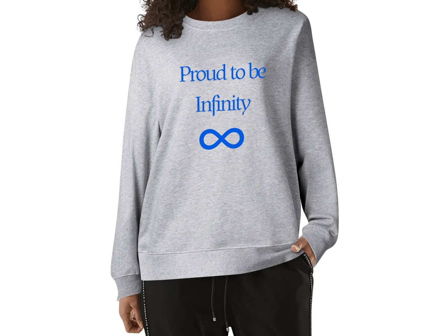 Unisex Proud to be Infinity Cotton Sweatshirt