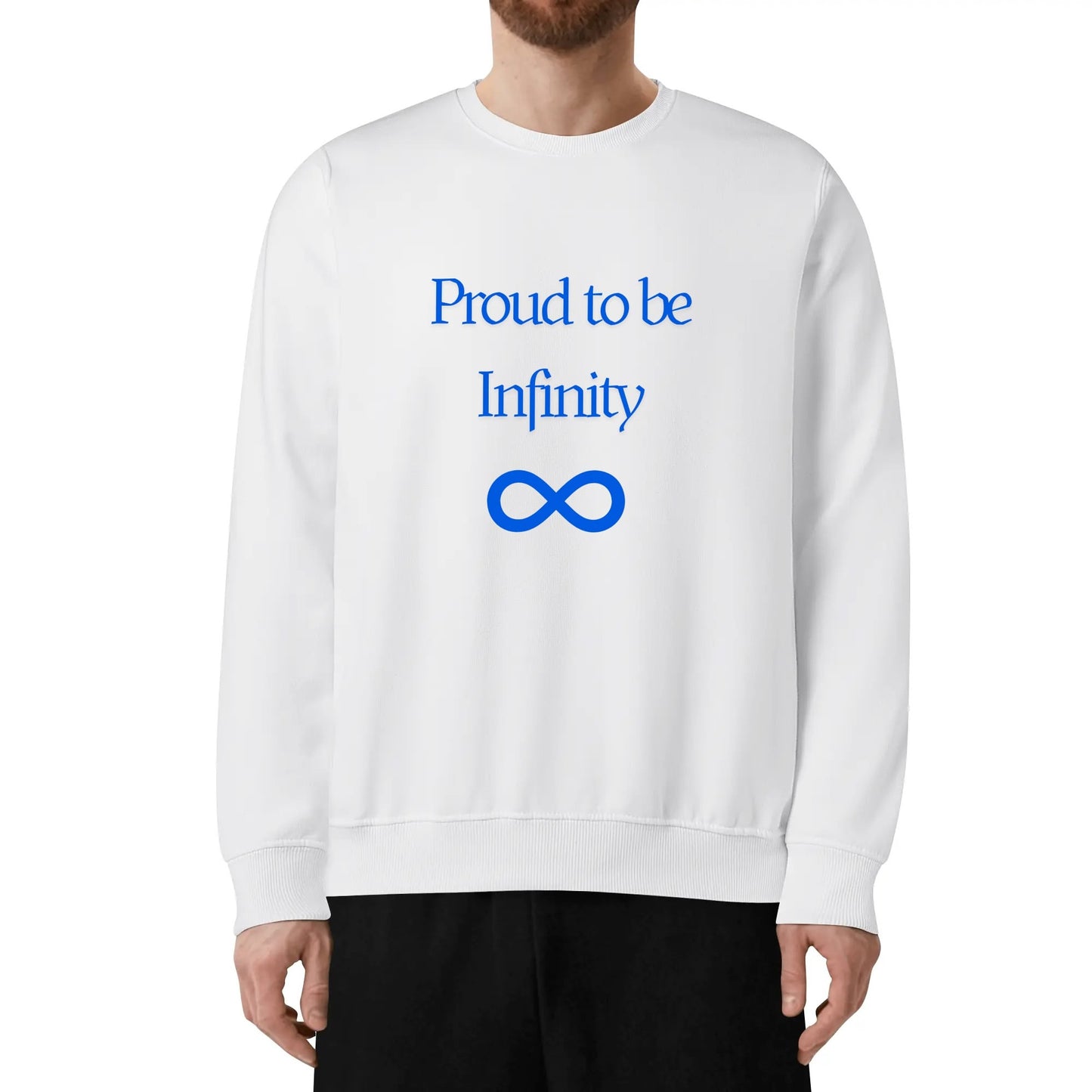 Unisex Proud to be Infinity Cotton Sweatshirt