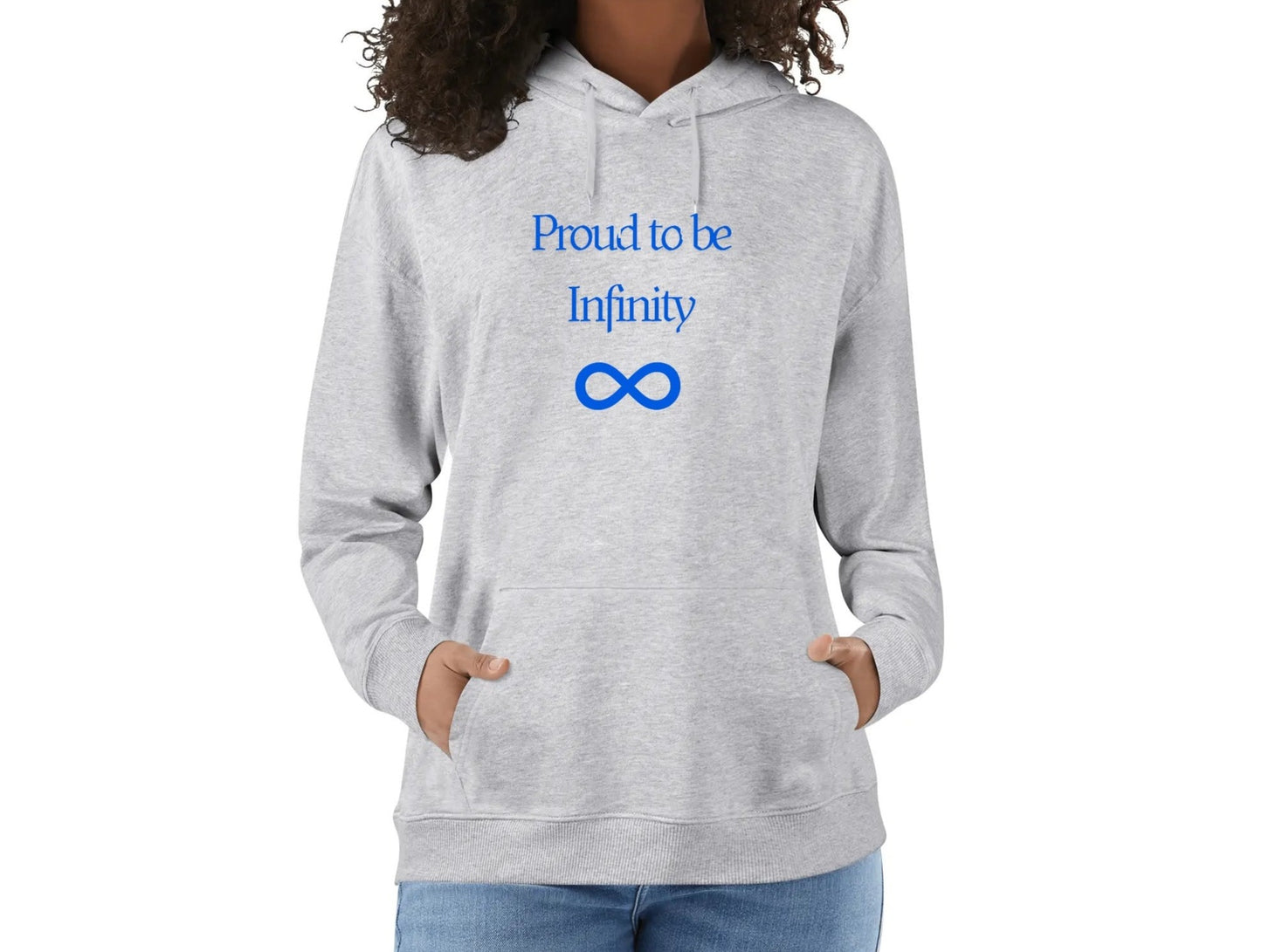 Unisex Proud to be Infinity Cotton Pullover Hoodie