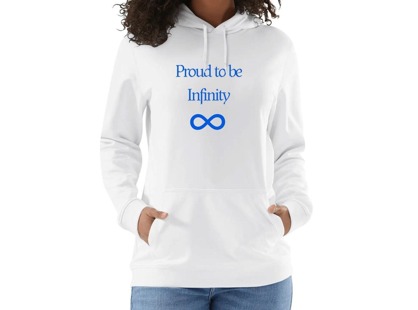 Unisex Proud to be Infinity Cotton Pullover Hoodie