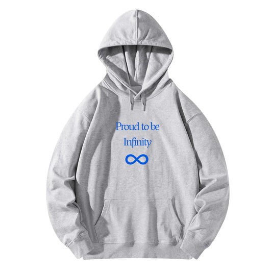 Unisex Proud to be Infinity Cotton Pullover Hoodie