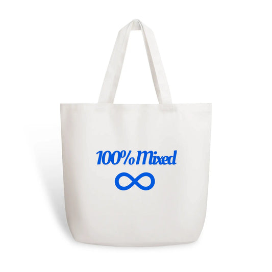 "100% Mixed" Cotton Tote Bag