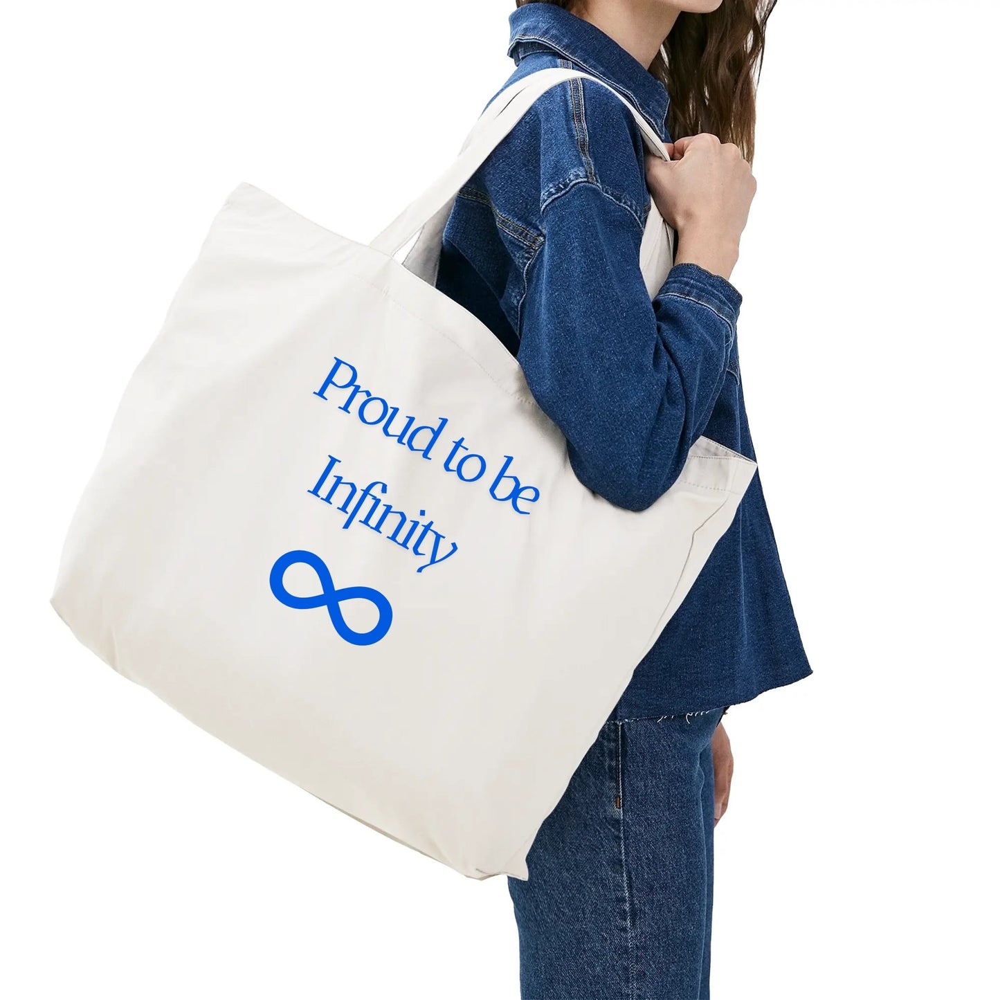 Proud to be Infinity Cotton Tote Bag