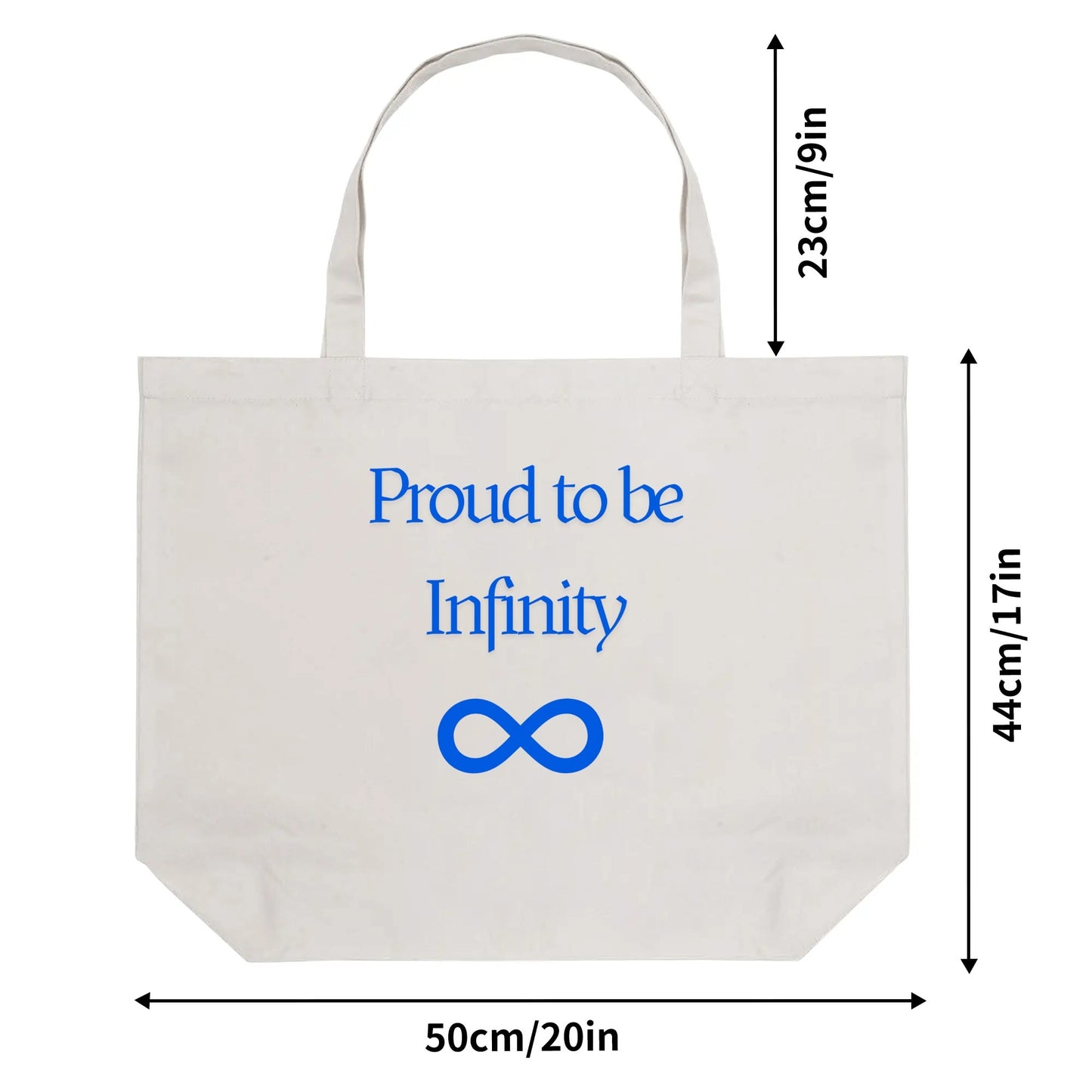 Proud to be Infinity Cotton Tote Bag