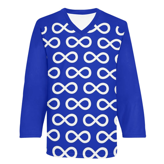 Men's Métis Infinity Blue Hockey Jersey