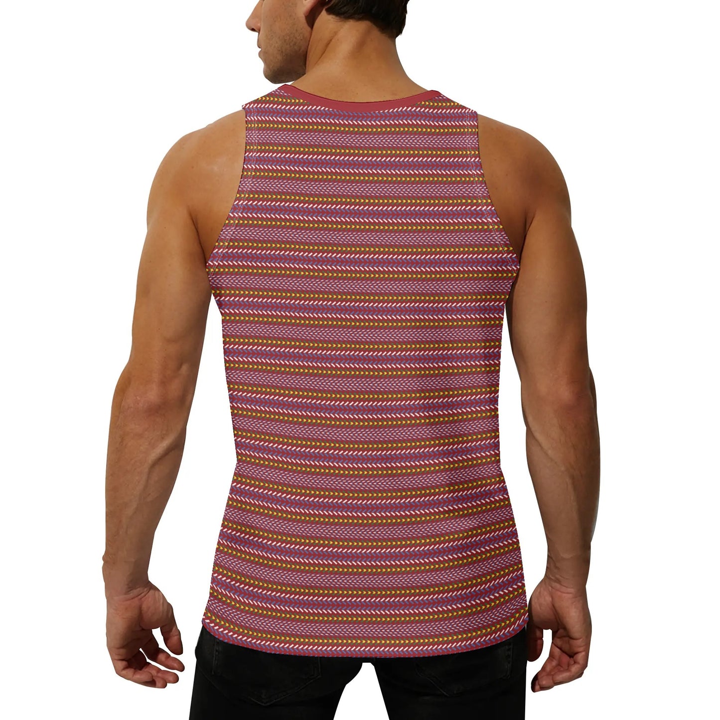 Men's Métis Sash Sleeveless Loose Fit Tank Top