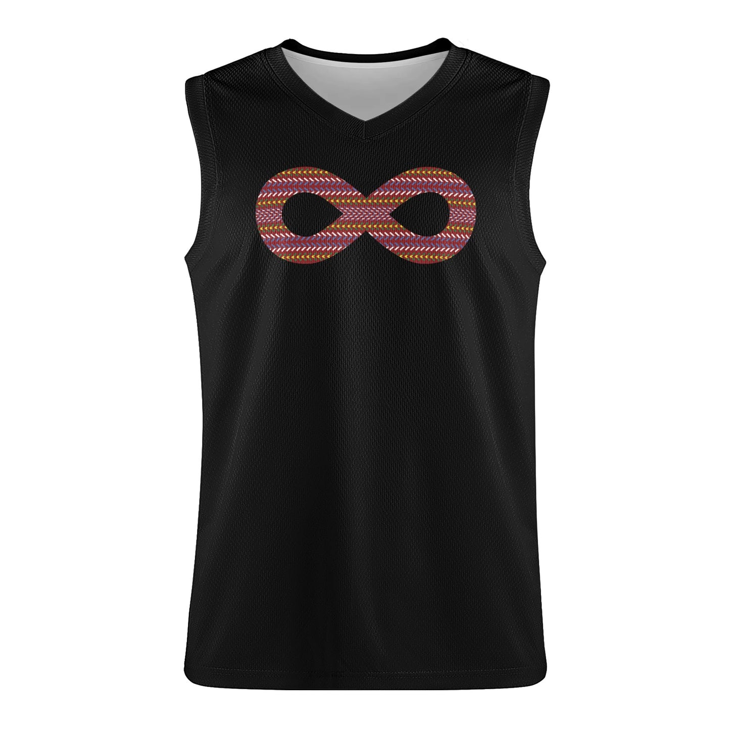 Men's Métis Infinity Sash Print Basketball Jersey