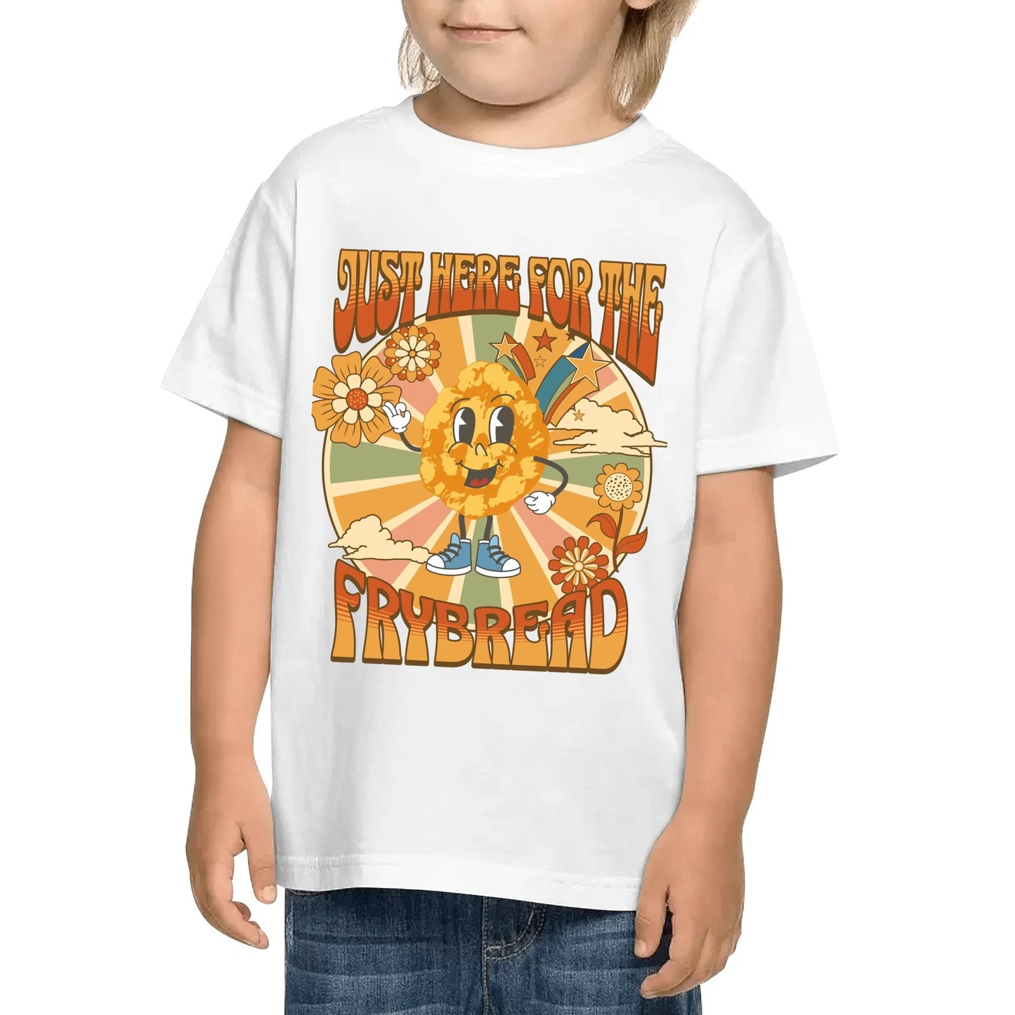 Children's "Just here for the Frybread" Cotton T-Shirt