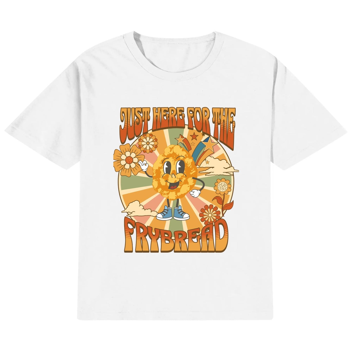 Children's "Just here for the Frybread" Cotton T-Shirt