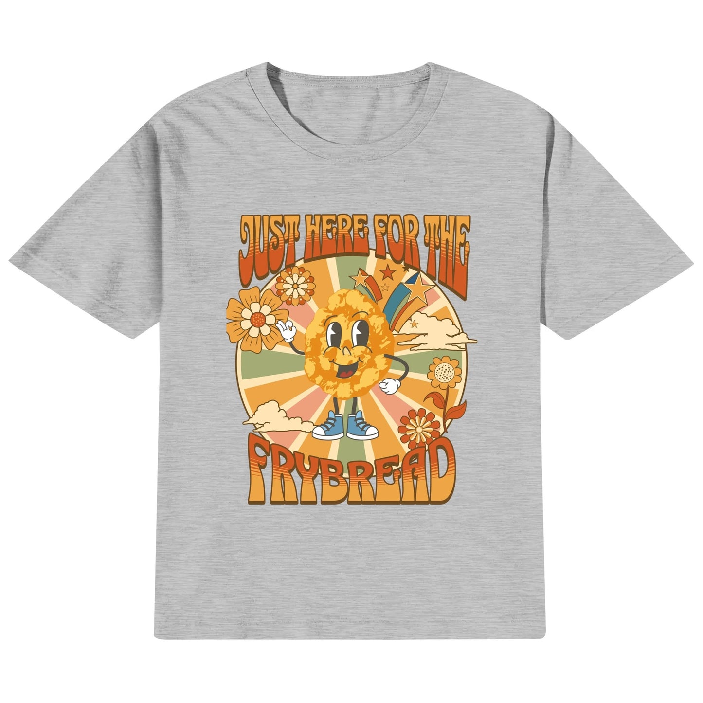 Children's "Just here for the Frybread" Cotton T-Shirt