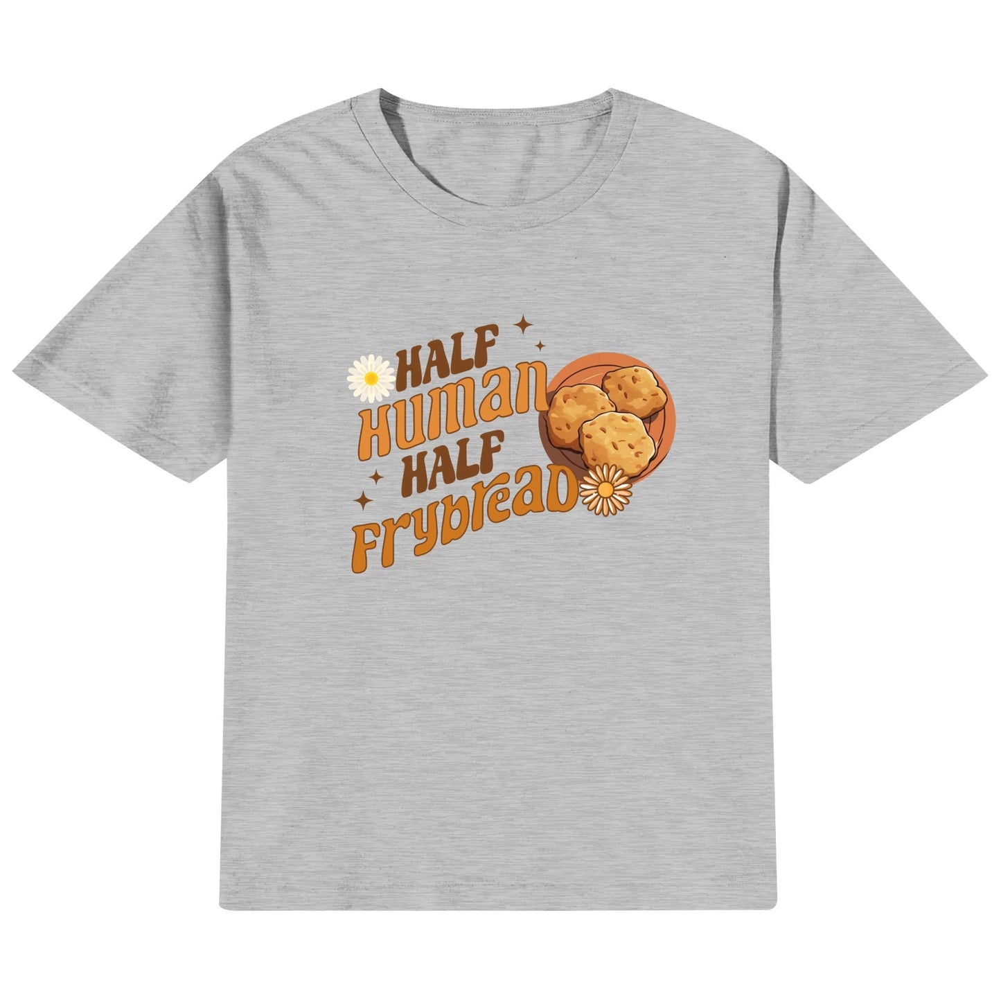 Children's "Half Human Half Frybread" Cotton T-Shirt