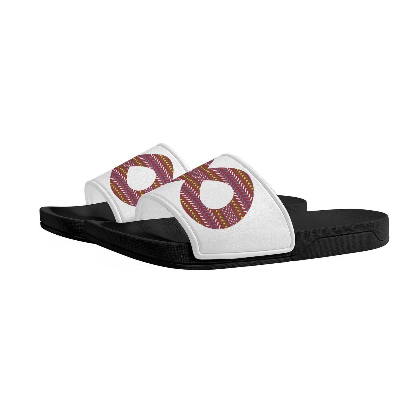 Men's Métis Sash Infinity White Slide Sandals