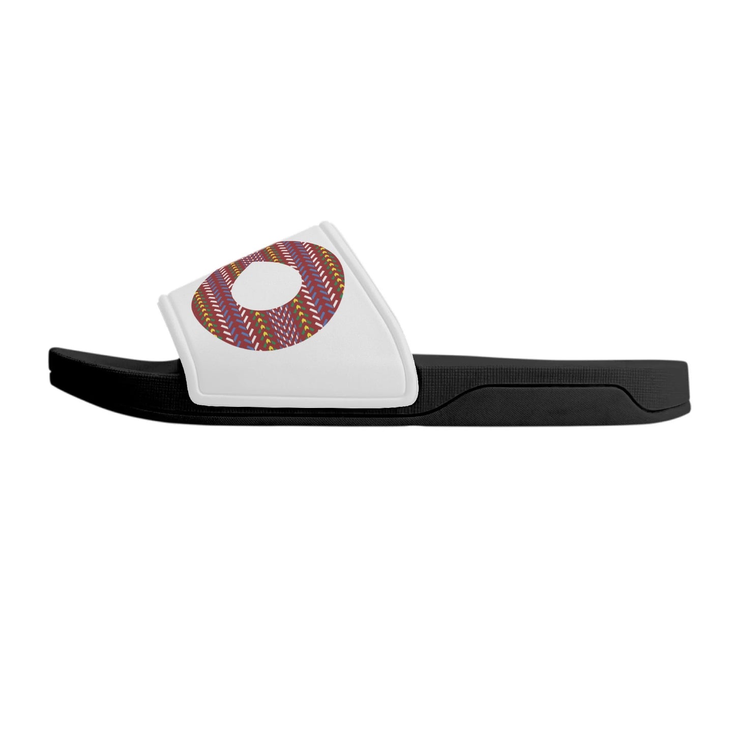 Men's Métis Sash Infinity White Slide Sandals