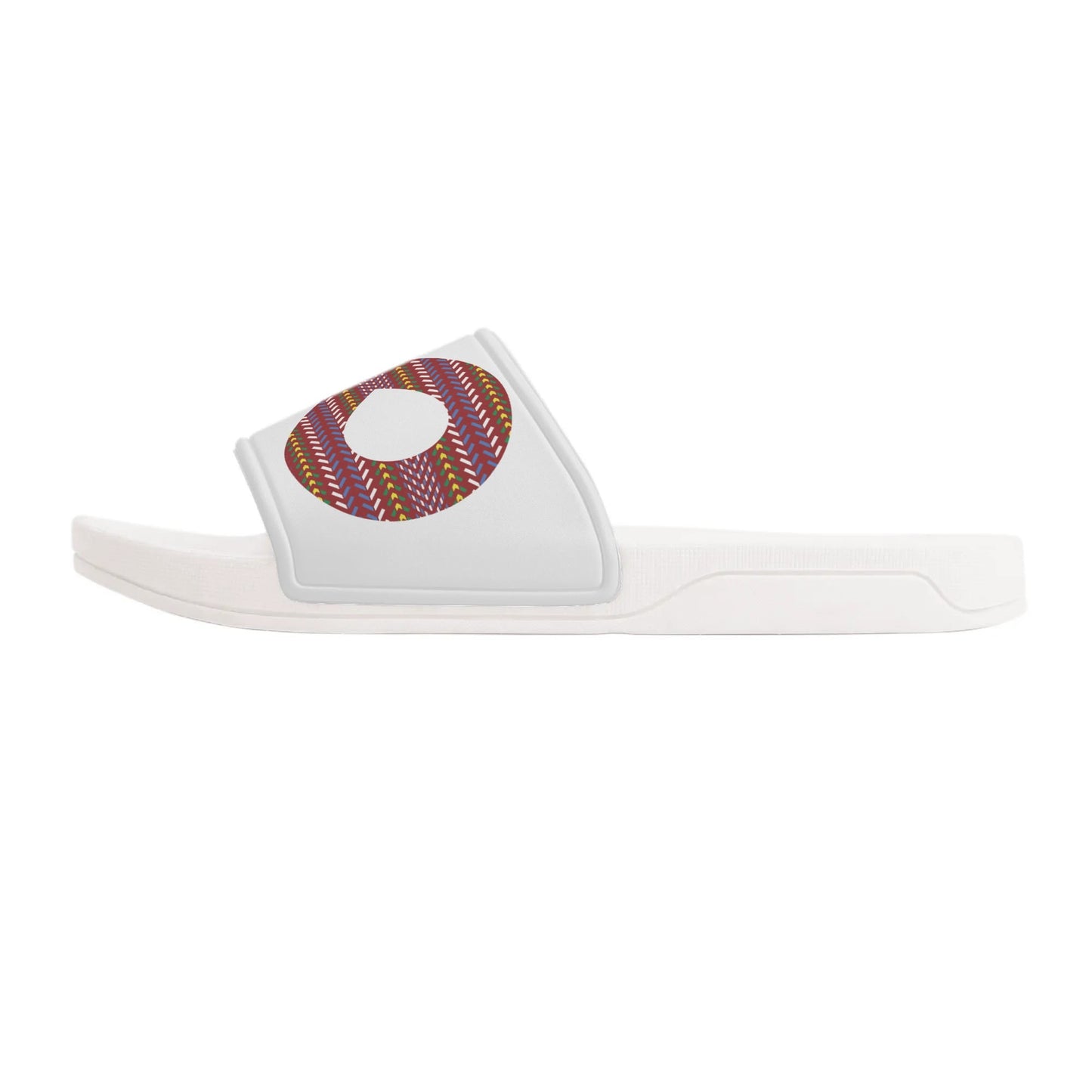 Men's Métis Sash Infinity White Slide Sandals