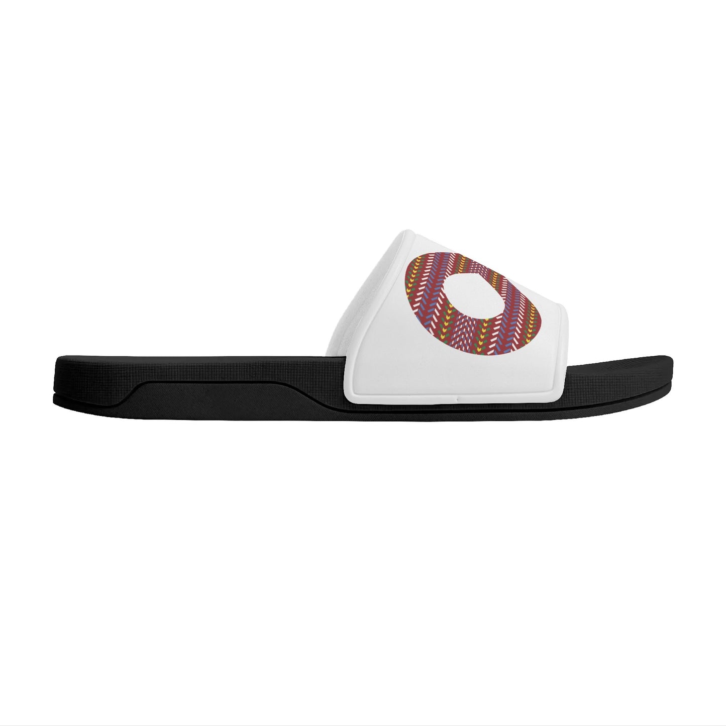 Men's Métis Sash Infinity White Slide Sandals