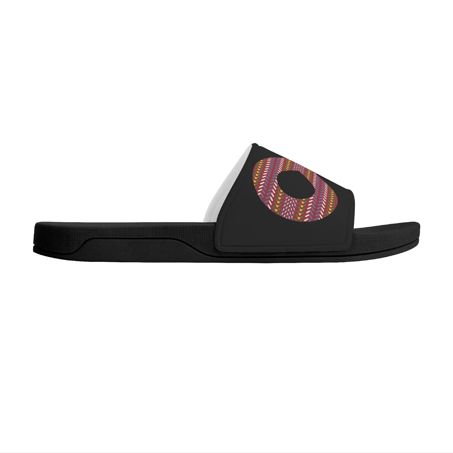 Men's Métis Sash Infinity Black Slide Sandals