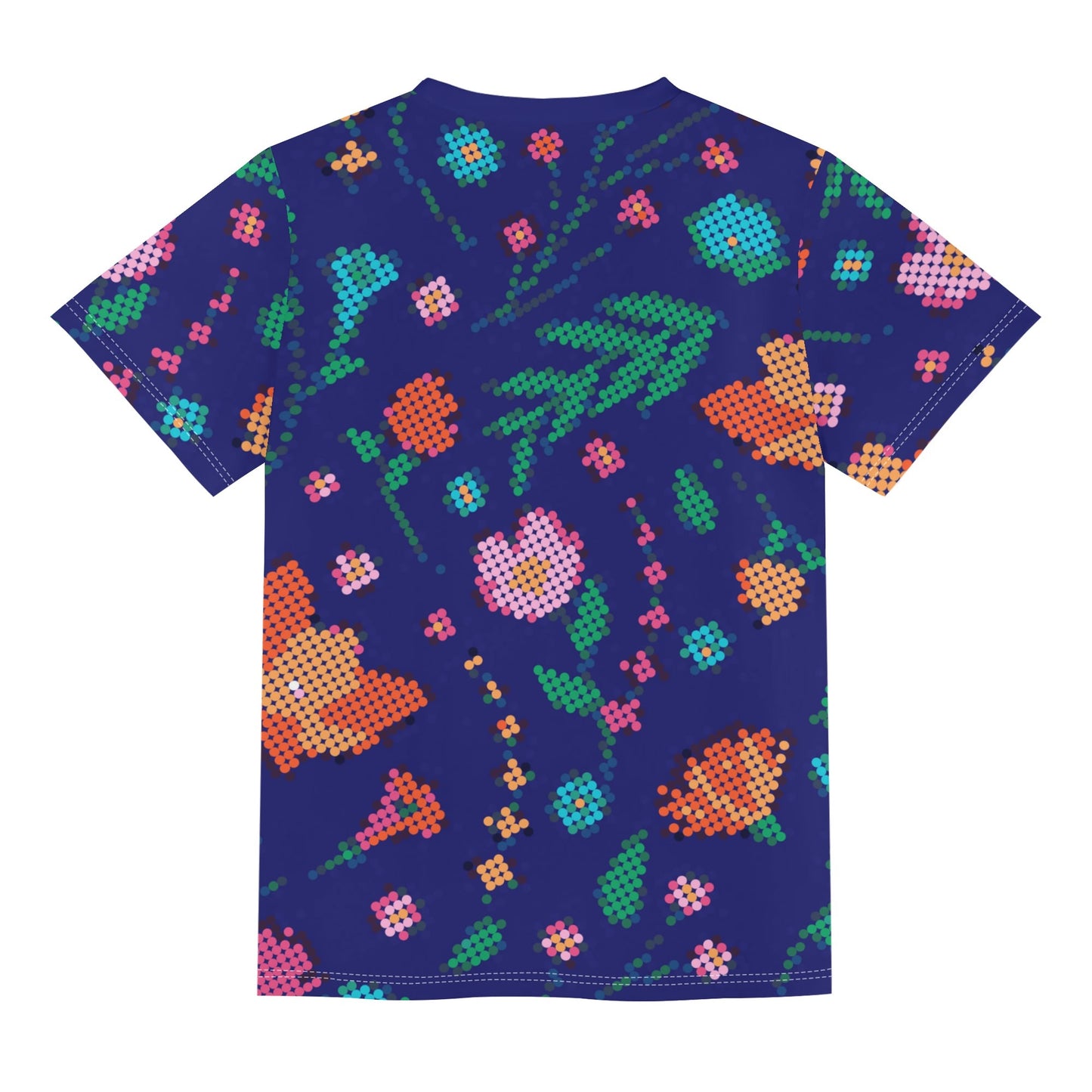 Children's Métis Digital Dotted Floral Loose Fit T-Shirt